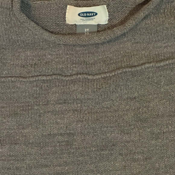 Old Navy 2T Long sleeved Gray Dress with Pockets! - Picture 3 of 7